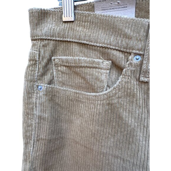 NWT Levis 314 Shaping Straight Corduroy Pants Mid Rise Beige Womens 30 x 30 - Picture 3 of 10